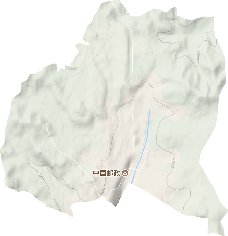 嶺北街道地形圖