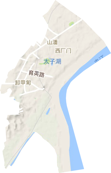 大廠(chǎng)街道地形圖