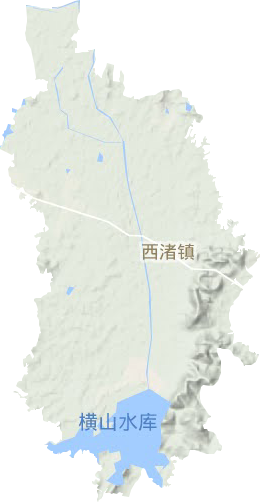 西渚鎮地形圖