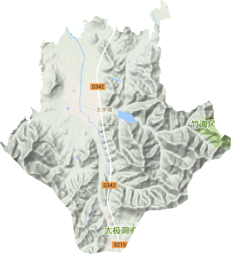 太華鎮地形圖