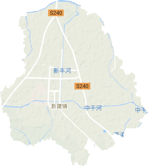 新建鎮(zhèn)地形圖