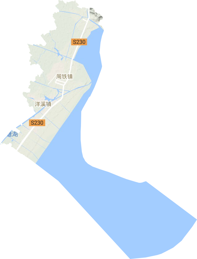周鐵鎮(zhèn)地形圖