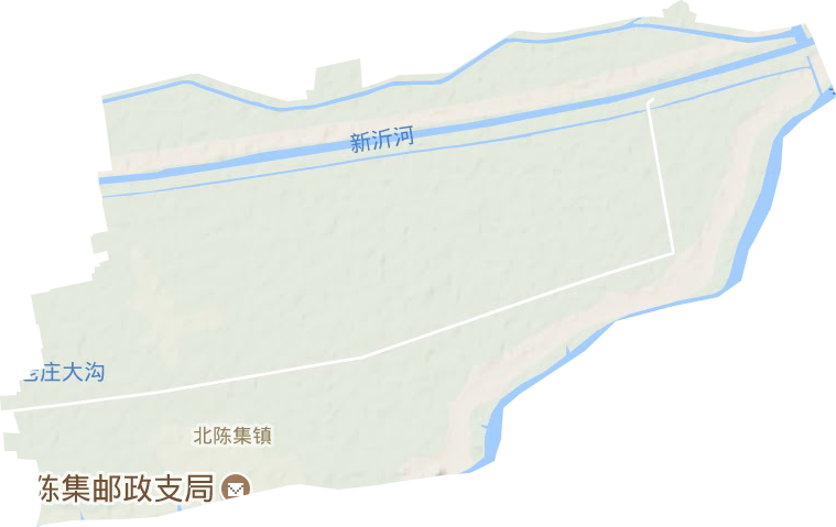 北陳集鎮地形圖