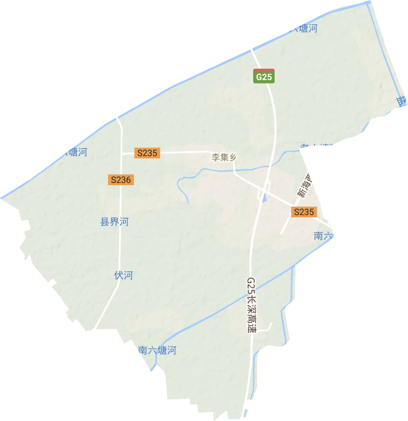 李集鄉地形圖