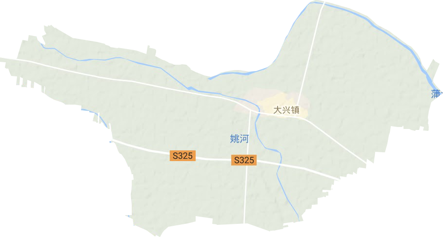 大興鎮地形圖