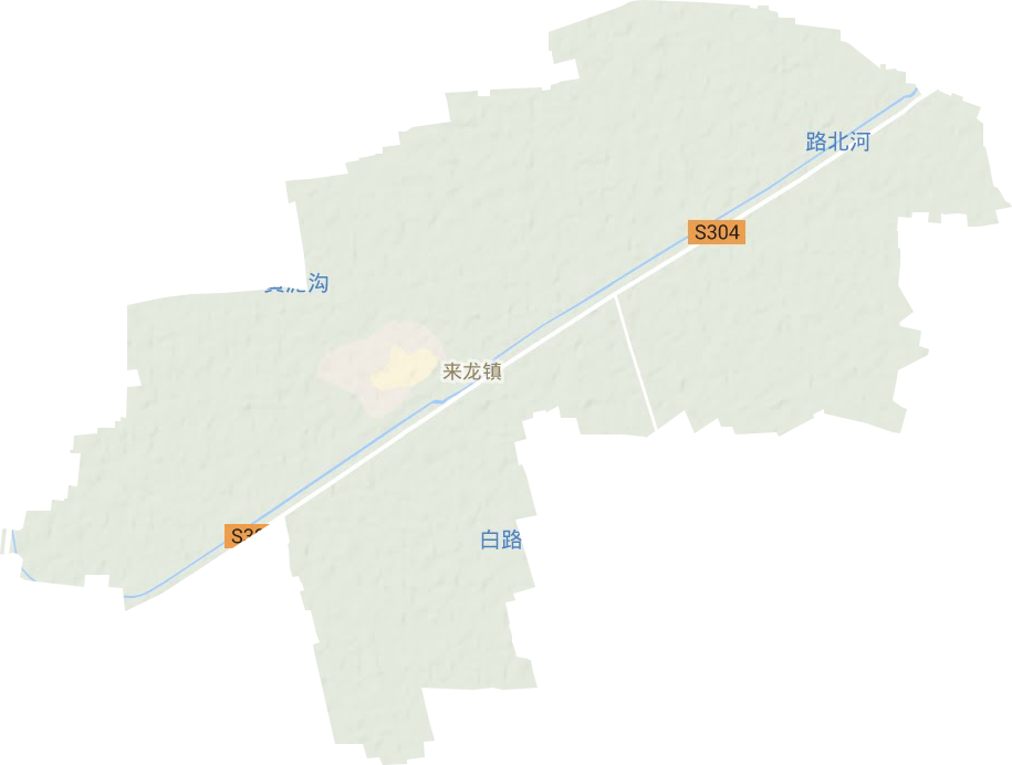 來龍鎮地形圖
