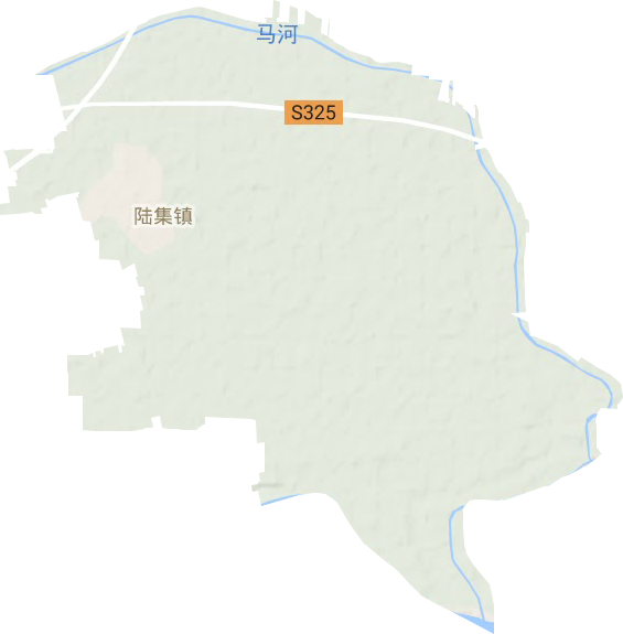 陸集鎮地形圖