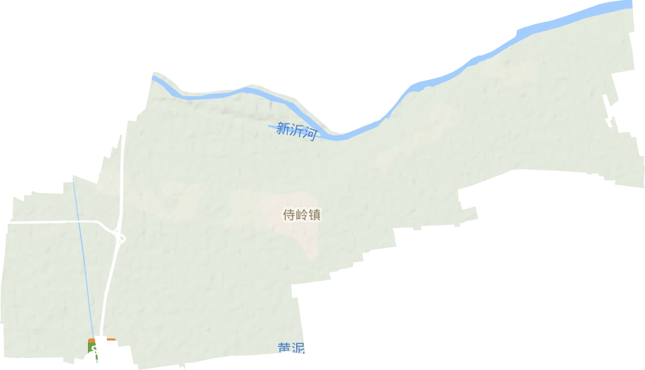 侍嶺鎮地形圖
