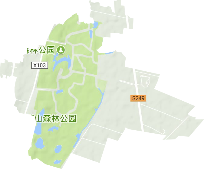 嶂山林場地形圖