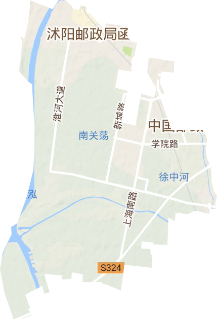 南湖街道地形圖