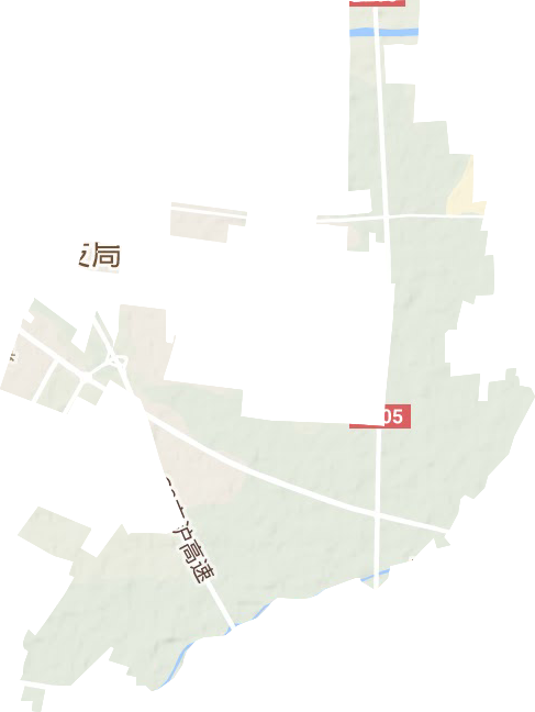 夢溪街道地形圖