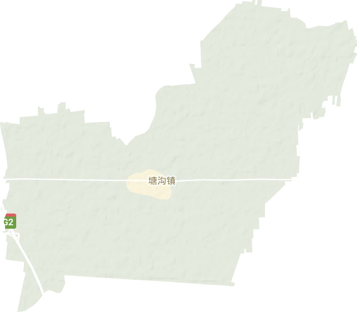 塘溝鎮(zhèn)地形圖