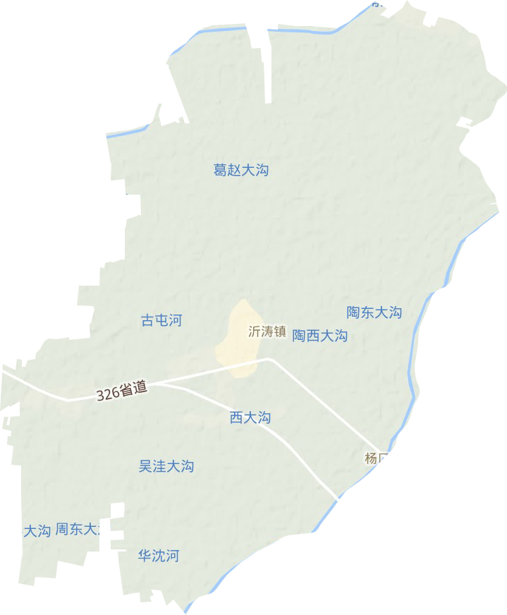 沂濤鎮地形圖