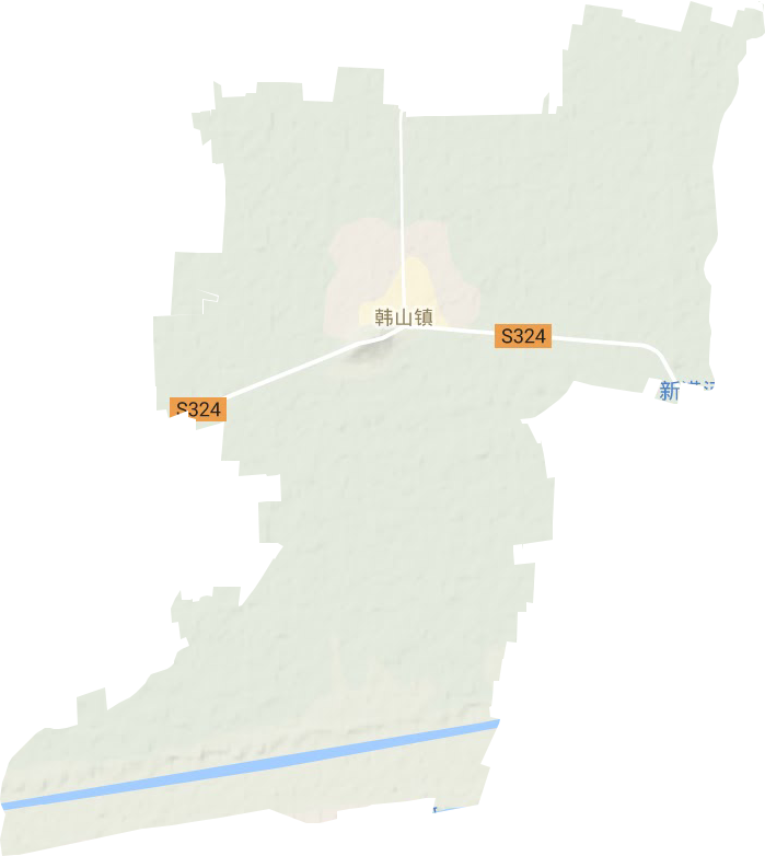 韓山鎮(zhèn)地形圖