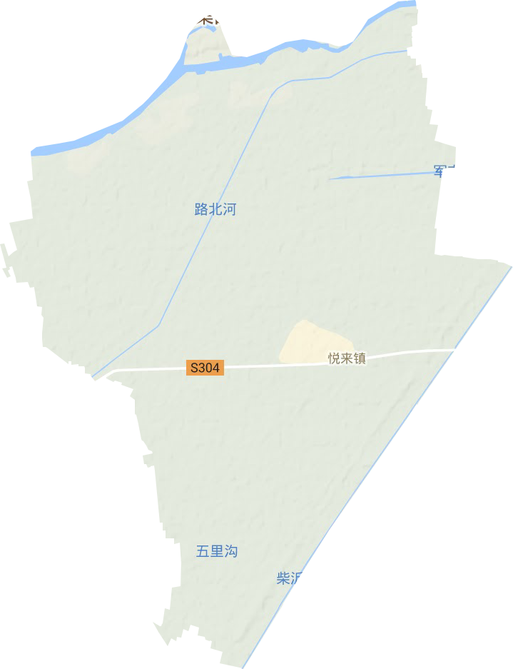悅來鎮(zhèn)地形圖