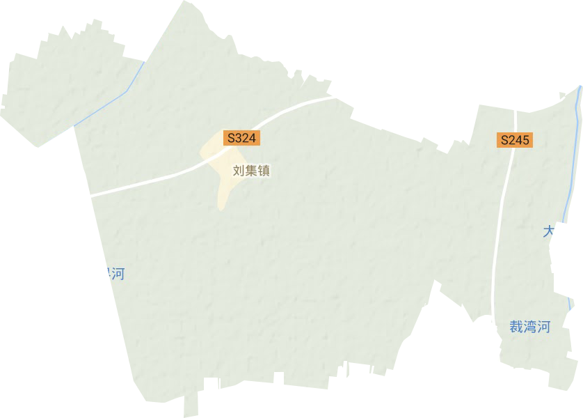 劉集鎮地形圖