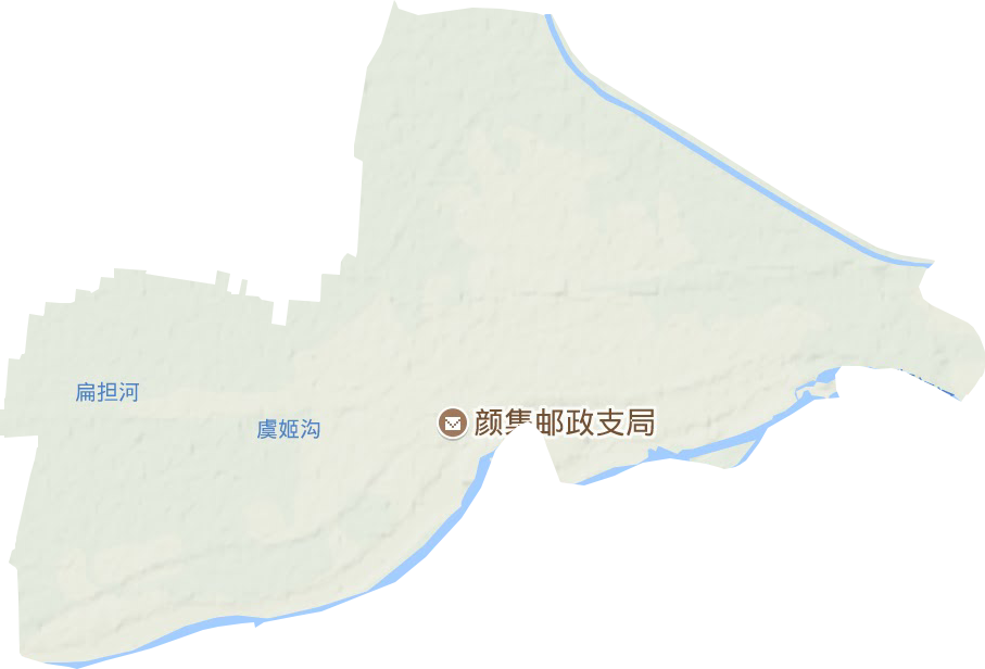 顏集鎮地形圖