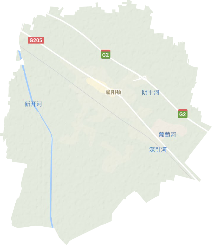 潼陽(yáng)鎮(zhèn)地形圖