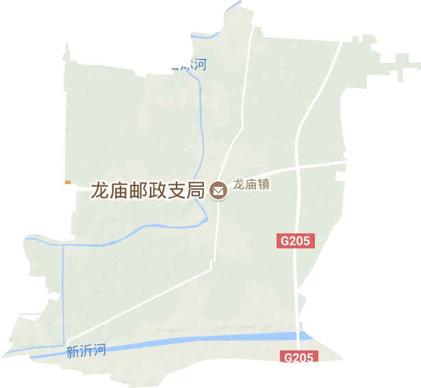 龍廟鎮地形圖