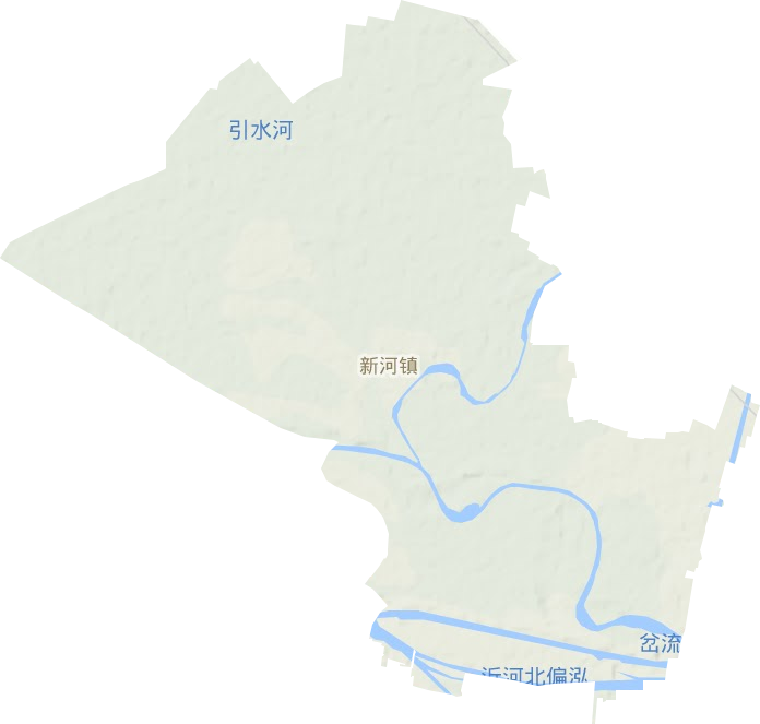 新河鎮地形圖