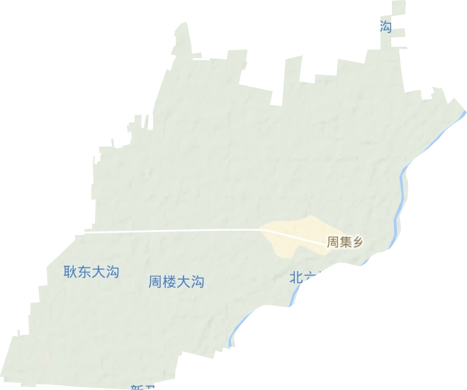 周集鄉地形圖