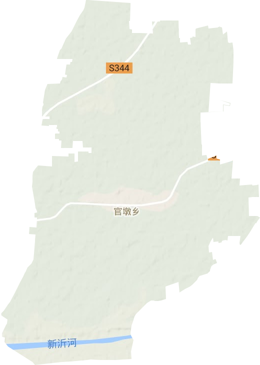 官墩鄉地形圖