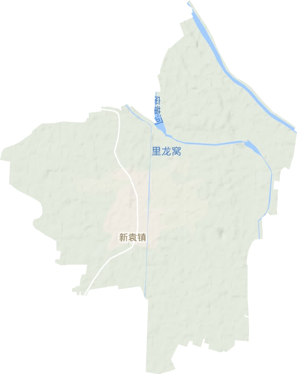 新袁鎮地形圖