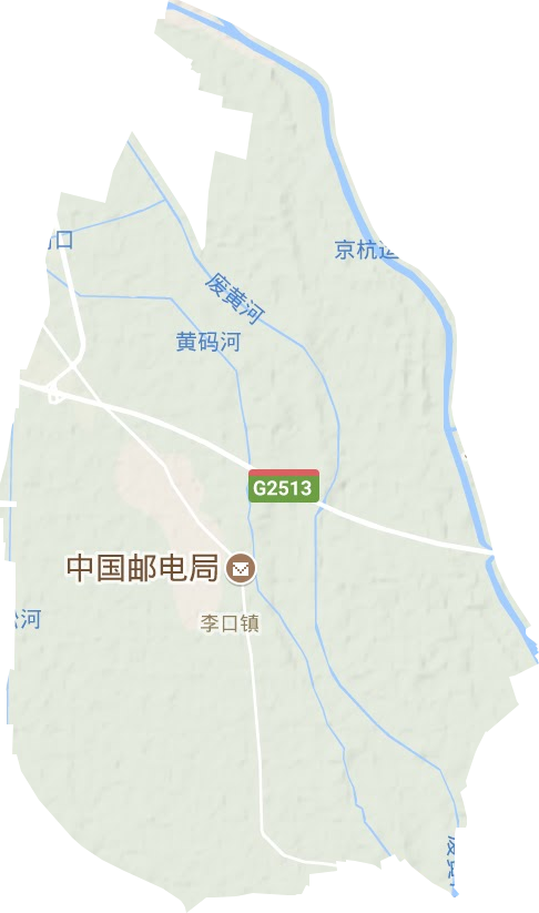 李口鎮地形圖