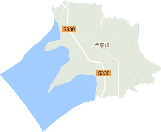 盧集鎮地形圖
