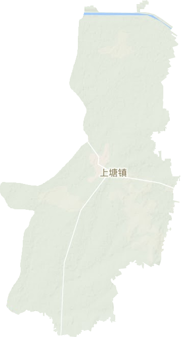 上塘鎮(zhèn)地形圖