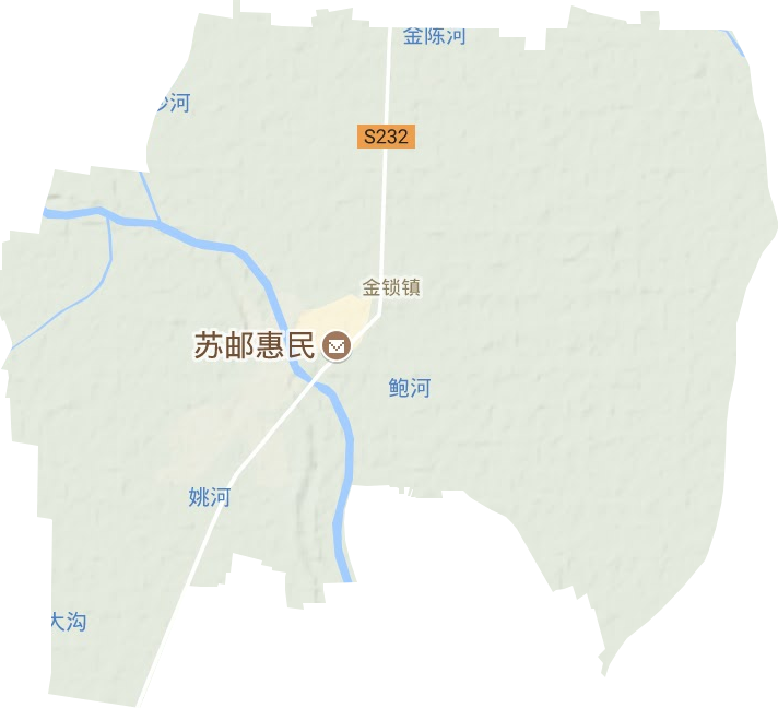金鎖鎮(zhèn)地形圖