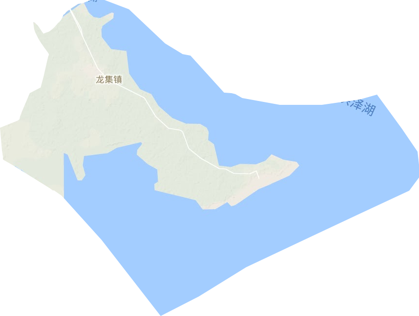 龍集鎮地形圖