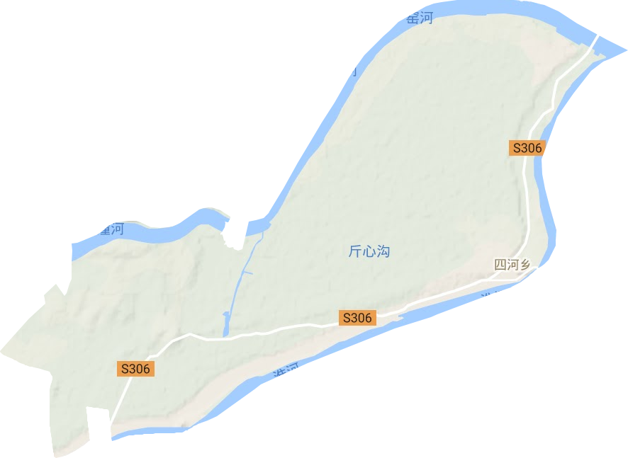 四河鄉地形圖