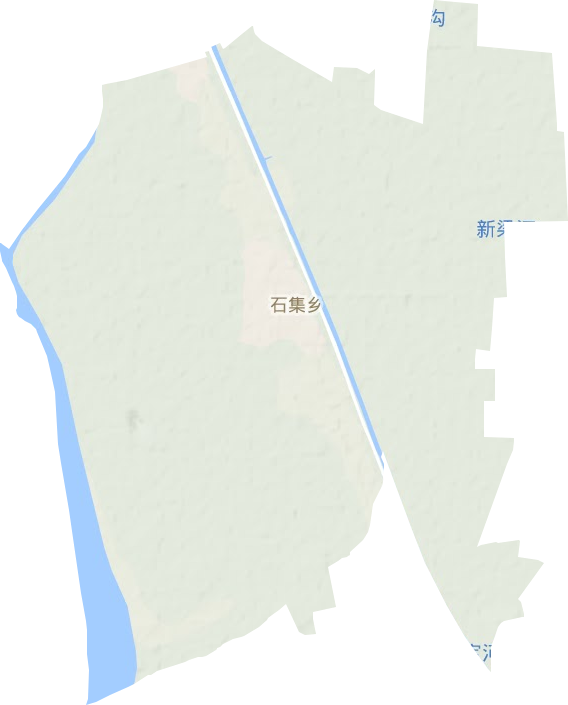 石集鄉地形圖