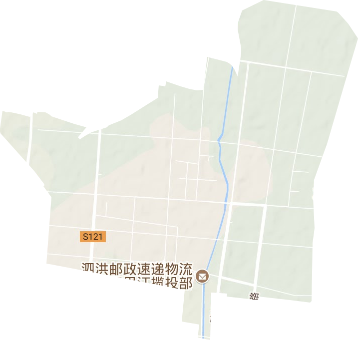 五里江農(nóng)場地形圖
