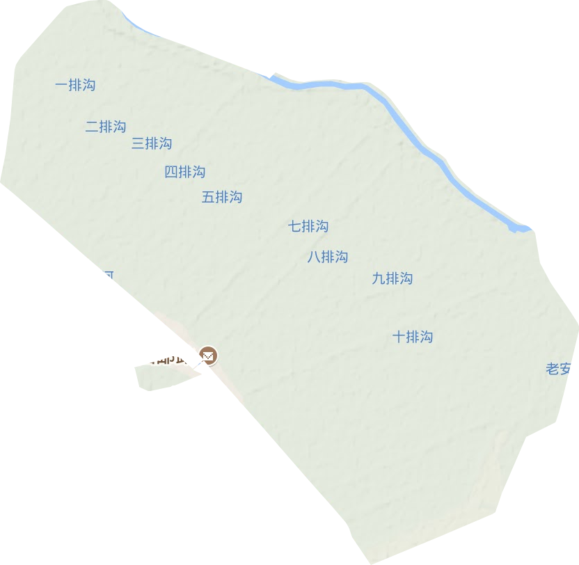 洪澤湖農(nóng)場地形圖