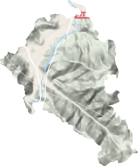 油竹街道地形圖