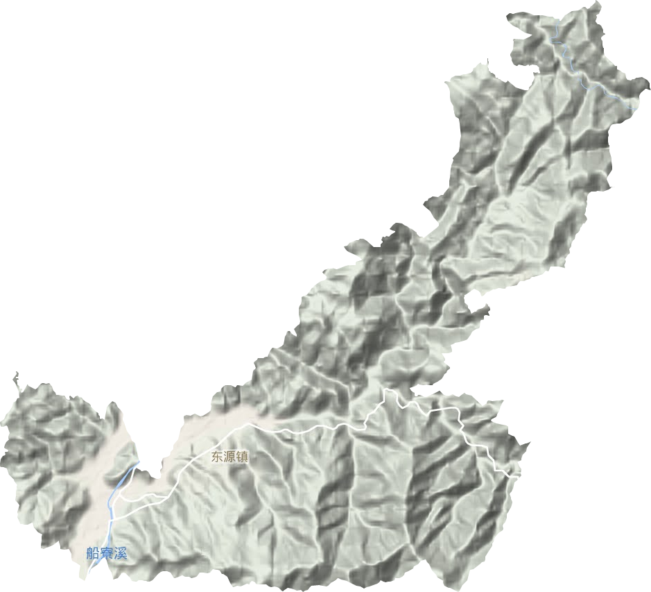 東源鎮地形圖