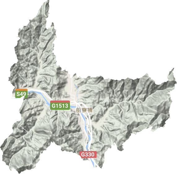 船寮鎮地形圖