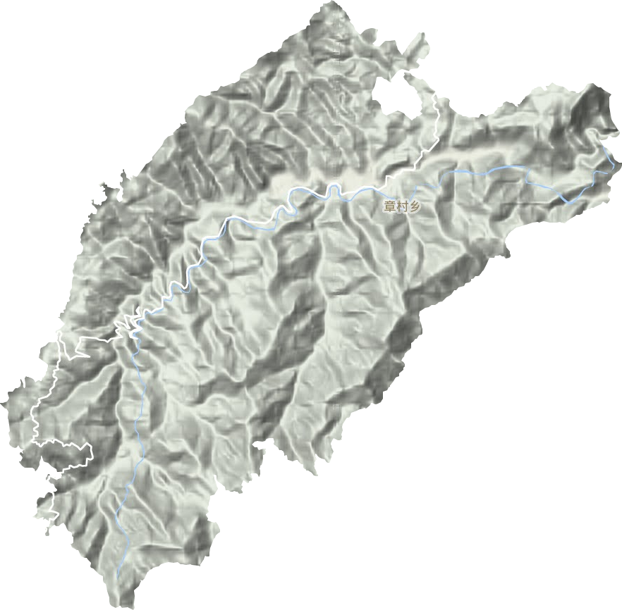 章村鄉地形圖