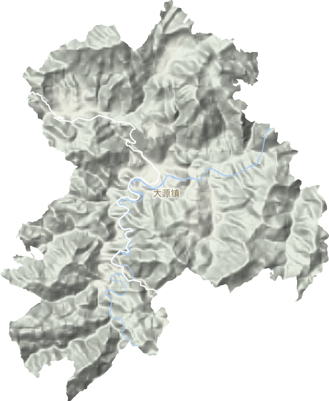 大源鎮地形圖