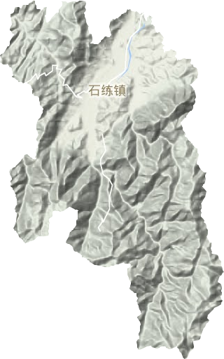 石練鎮地形圖