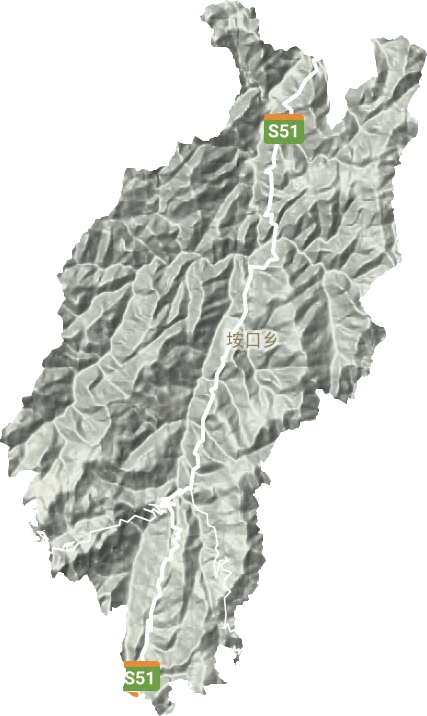 垵口鄉地形圖