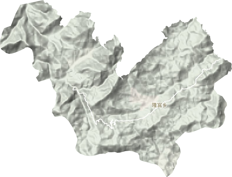 隆宮鄉(xiāng)地形圖