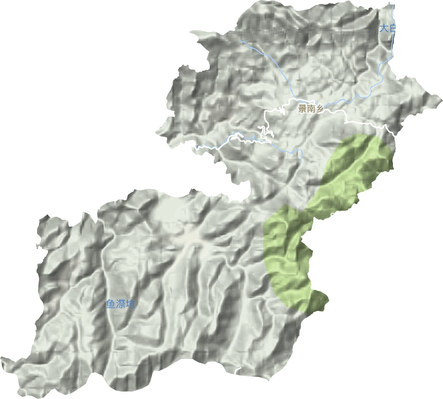 景南鄉地形圖