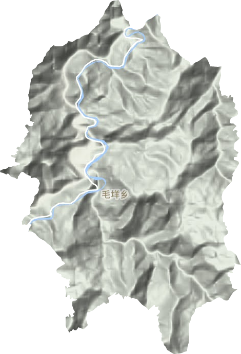 毛垟鄉(xiāng)地形圖