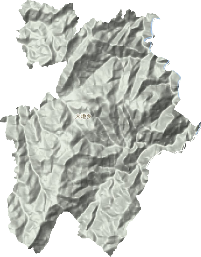 大地鄉(xiāng)地形圖