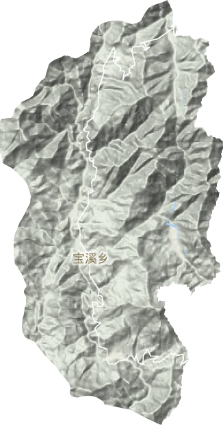 寶溪鄉(xiāng)地形圖