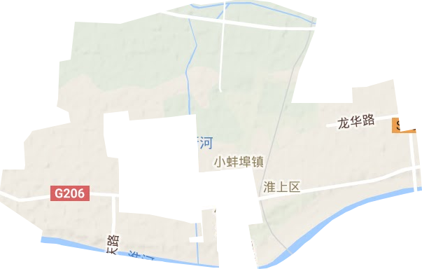 小蚌埠鎮地形圖