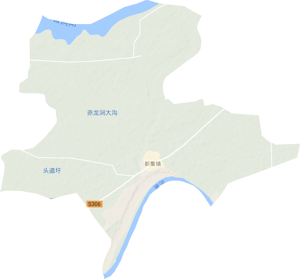 新集鎮地形圖